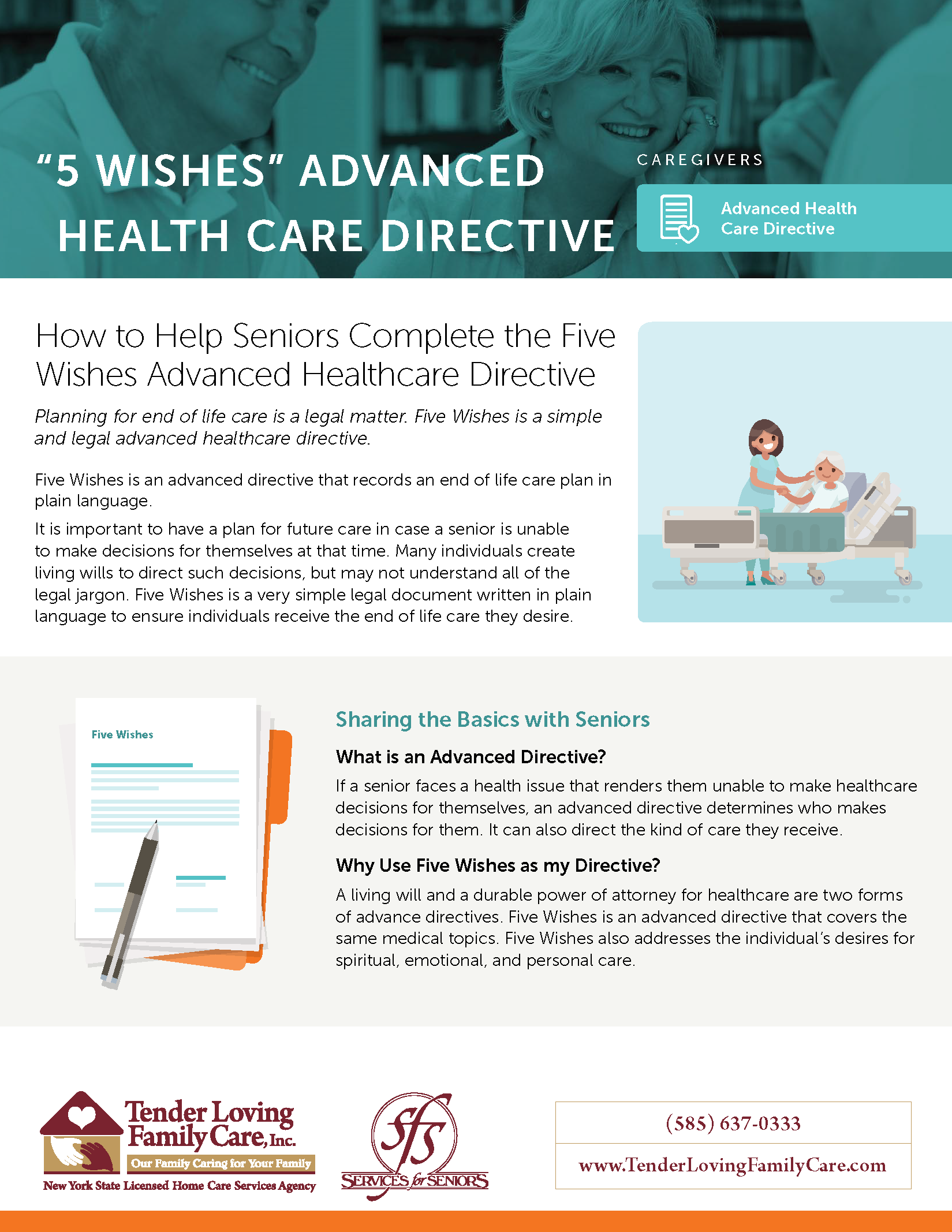 How to Help Seniors Complete the Five Wishes Advanced Healthcare ...