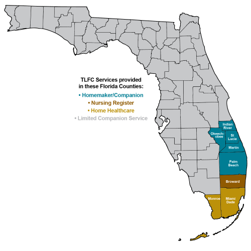 Florida Full Map-TLFC Counties